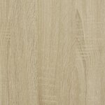 vidaXL Table console chêne sonoma 160x29x80 cm bois d'ingénierie