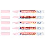 Marqueur Craie Liquide 4085 Rose Pastel Pointe Ronde 1-2 mm x 5 EDDING