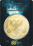 Monnaie GERMANIA Queen on the Throne 1/200 Oz Or 5 Mark Germania 2026 (PRÉCOMMANDE)