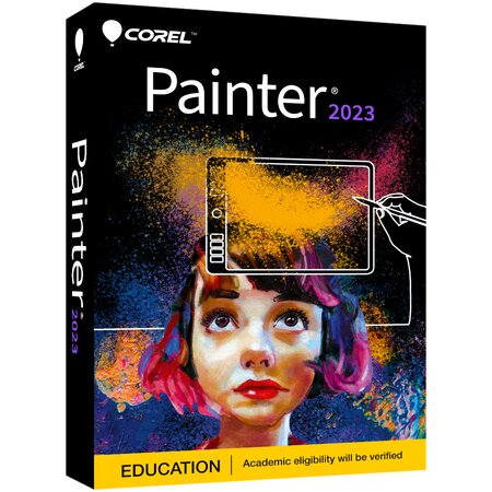 Corel painter 2023 - etudiant & enseignant - licence perpétuelle - 1 poste - a télécharge