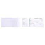 carnet de 50 feuilles de Quittance de loyer 101x165mm EXACOMPTA