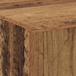 vidaXL Highboard en vieux bois 60 x 32 x 153 cm - fabriqué en bois d'ingénierie.