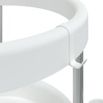 vidaXL Chariot de ménage avec panier de rangement Aluminium