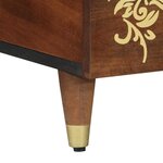 vidaXL Table basse marron miel 100 x 54 x 40 cm