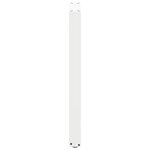 vidaXL Pieds de table de bar en U 2 pièces blanc 50 x (90-91) cm acier