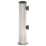 vidaXL Base de parasol pour mât Ø38/48 mm argenté inox