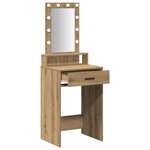 vidaXL Table de Toilette Marron 50 x 41 x 140 cm Bois d'ingénierie