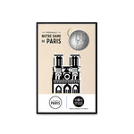 Mini-médaille notre dame de paris et sa cartelette