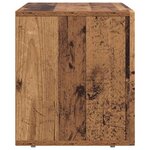 vidaXL Meuble TV Bois ancien 60 x 35 x 40 cm Bois d'ingénierie