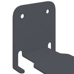 vidaXL Étagère flottante 24 Pièces Anthracite 6 x 10 8 x 6 6 cm