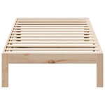 vidaXL Cadre de lit sans matelas 80x200 cm bois massif de pin