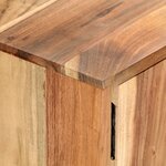 vidaXL Meuble TV 118x30x45 cm Bois d'acacia massif