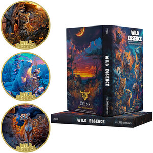 Monnaie WILD ESSENCE Gilded Set 3 X 1 Oz Argent 10$ Liberia 2026