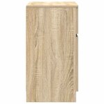 vidaXL Table de chevet chêne sonoma 39x35x65 cm bois d'ingénierie