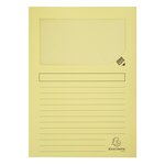 Paquet de 100 chemises à fenêtre SUPER 160g/m2 - 22x31cm - Couleurs assorties EXACOMPTA