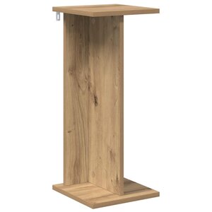 vidaXL Support de Plante Chêne artisanal 25 x 25 5 x 60 5 cm
