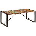 vidaXL Table à dîner 200x100x75 cm Bois de récupération solide