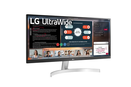 Lg 29wn600-w écran plat de pc 73 7 cm (29") 2560 x 1080 pixels full hd ultra large led argent