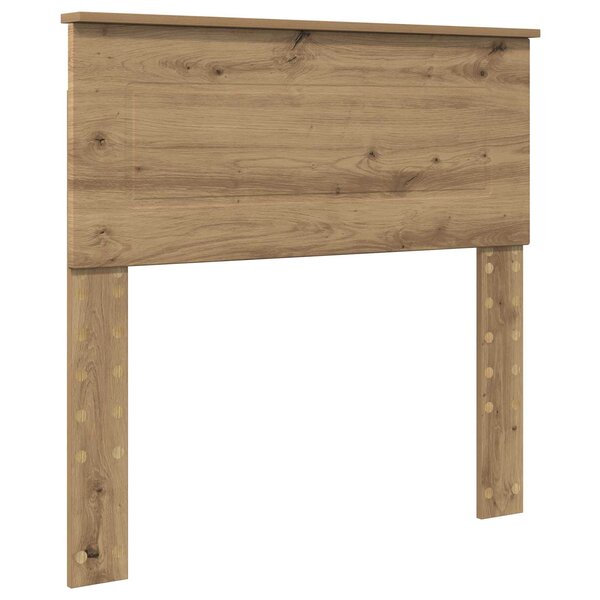 vidaXL Tête de lit Chêne artisanal 80 cm Bois d'ingénierie