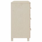vidaXL Buffet HAMAR Marron miel 90x40x80 cm Bois massif de pin