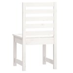 vidaXL Chaises de jardin lot de 2 blanc 50x48x91 5 cm bois massif pin