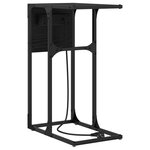 vidaXL Table de chevet Chêne noir 41.5 x 26 x 60.5 cm