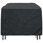 vidaXL Housse pour mobilier d'extérieur Noir 200 x 110 x 70 cm 210D
