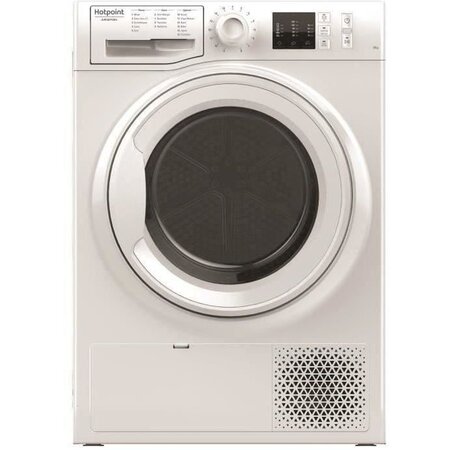 Seche-linge pompe a chaleur hotpoint ntm1081fr - 8 kg - induction - classe a+ - blanc