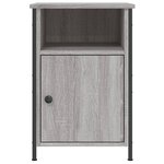 vidaXL Tables de chevet 2 Pièces sonoma gris 40x42x60cm bois d'ingénierie