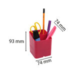 Pot À Crayons Pen-cube Iderama - Framboise - X 10 - Exacompta