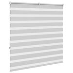 vidaXL Store zèbre gris clair largeur du tissu 145 9 cm polyester