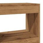 vidaXL Bibliothèque/Séparateur de pièce chêne artisanal 40x30x72 cm