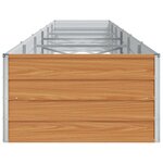 vidaXL Jardinière surélevée Marron Clair 600 x 80 x 45 cm