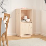 vidaXL Buffet 38x35x80 cm Bois de pin massif