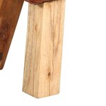 vidaXL Banc de gymnastique marron 110 cm cuir véritable