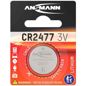Pile Lithium CR2477 3 Volt 1.000 mAh ANSMANN