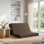 vidaXL Canapé-lit pliable 140 x 67 x 45 cm Taupe