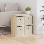 vidaXL Buffet Chêne Sonoma 49 5 x 22 x 47 cm
