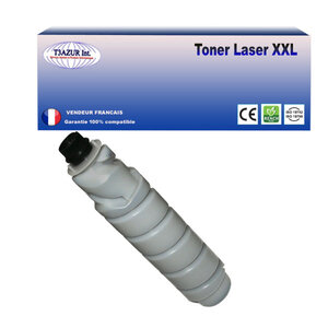Toner compatible avec ricoh aficio 2015  2016  2018 remplace  ricoh type 1230d (885094) - 10 000 pages - t3azur