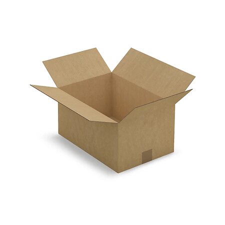 Caisse carton brune simple cannelure raja 40x27x20 cm (lot de 25)