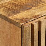 vidaXL Buffet 90x34x75 cm bois de manguier massif brut