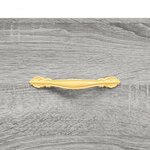 vidaXL Buffet haut Sonoma gris 69 5x34x180 cm Bois d'ingénierie