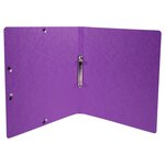 Classeur à élastiques 2 anneaux 15mm Iderama - A4, violet EXACOMPTA
