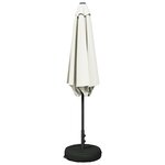 vidaXL Parasol de jardin 270 x 270 cm Polyester Rectangulaire Crème