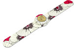 Montre Classic Bracelet Coquelicot et cadran Gold Sun.