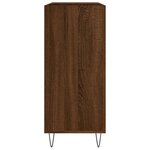 vidaXL Armoire à disques chêne marron 84 5x38x89 cm bois d'ingénierie