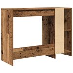 vidaXL Bureau vieux bois 102 5x35x75 cm bois d'ingénierie