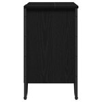 vidaXL Meuble de Lavabo de Salle de Bain Chêne noir 60 x 35 x 60 cm