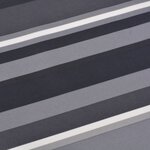 Vidaxl paravent de balcon tissu oxford 75 x 400 cm bande gris