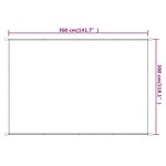 vidaXL Auvent vertical Beige 300x360 cm Tissu oxford